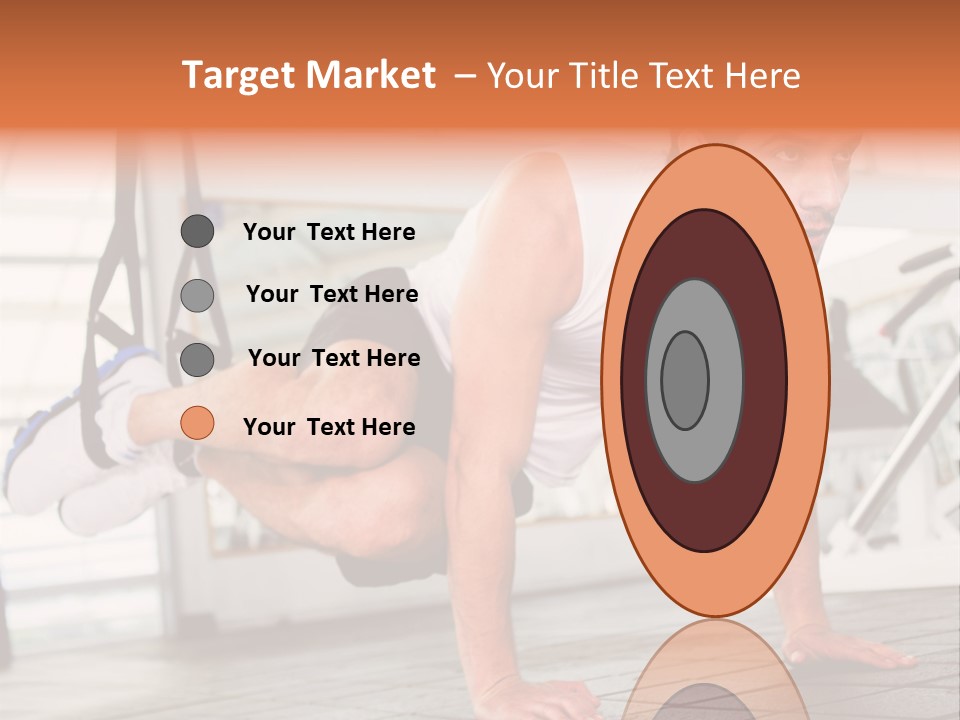 Sports Guy Strong PowerPoint Template