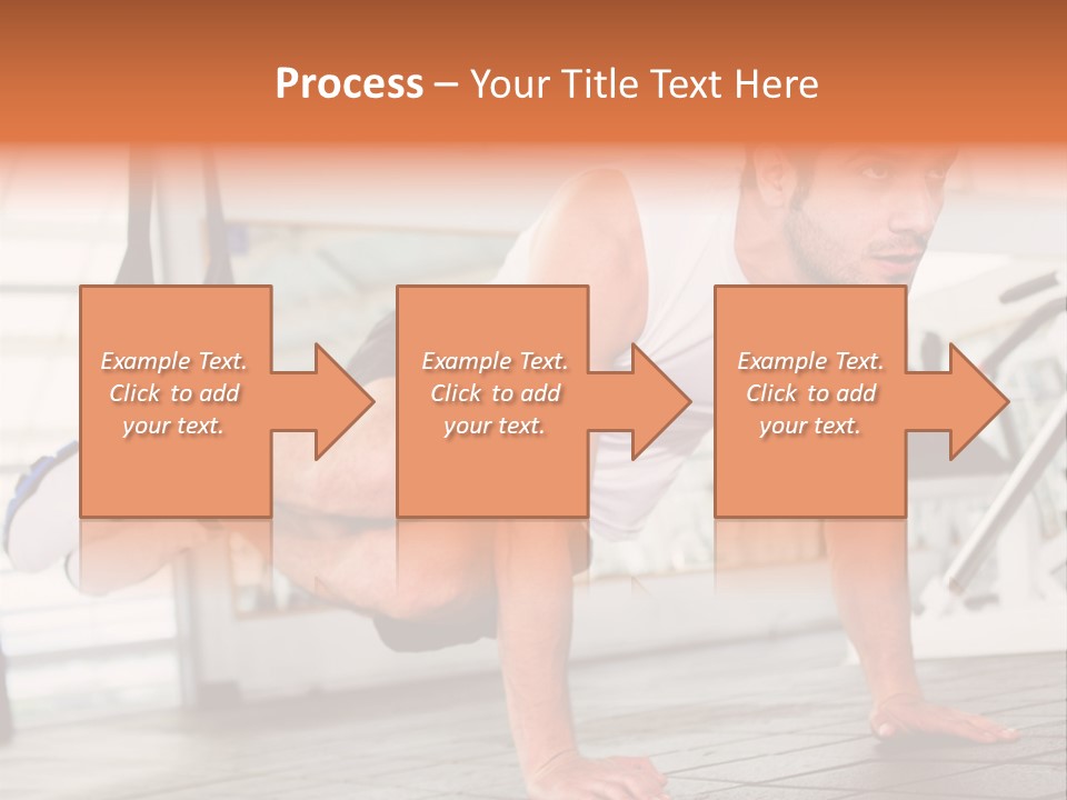 Sports Guy Strong PowerPoint Template