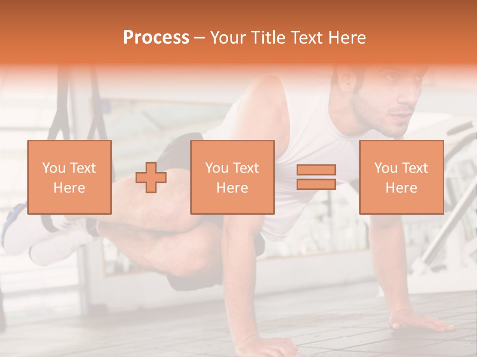 Sports Guy Strong PowerPoint Template