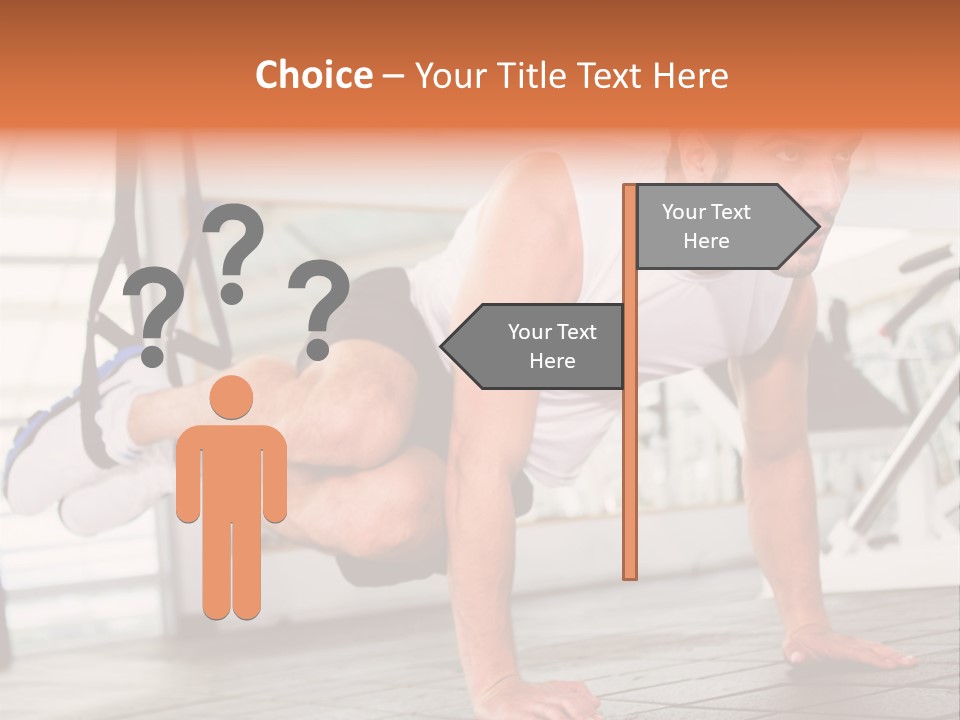 Sports Guy Strong PowerPoint Template