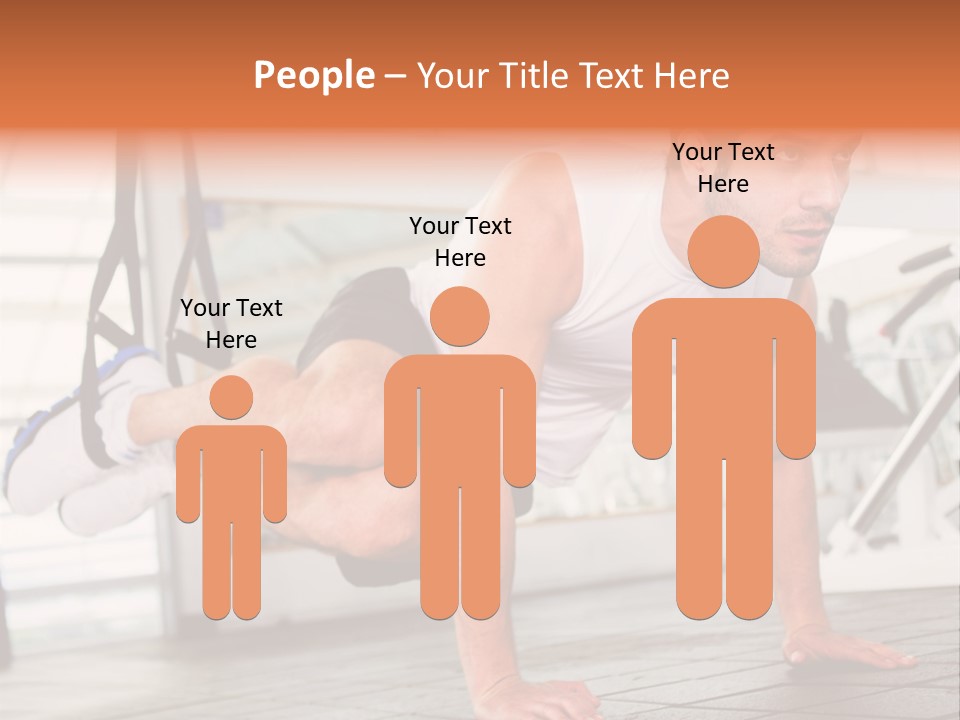 Sports Guy Strong PowerPoint Template