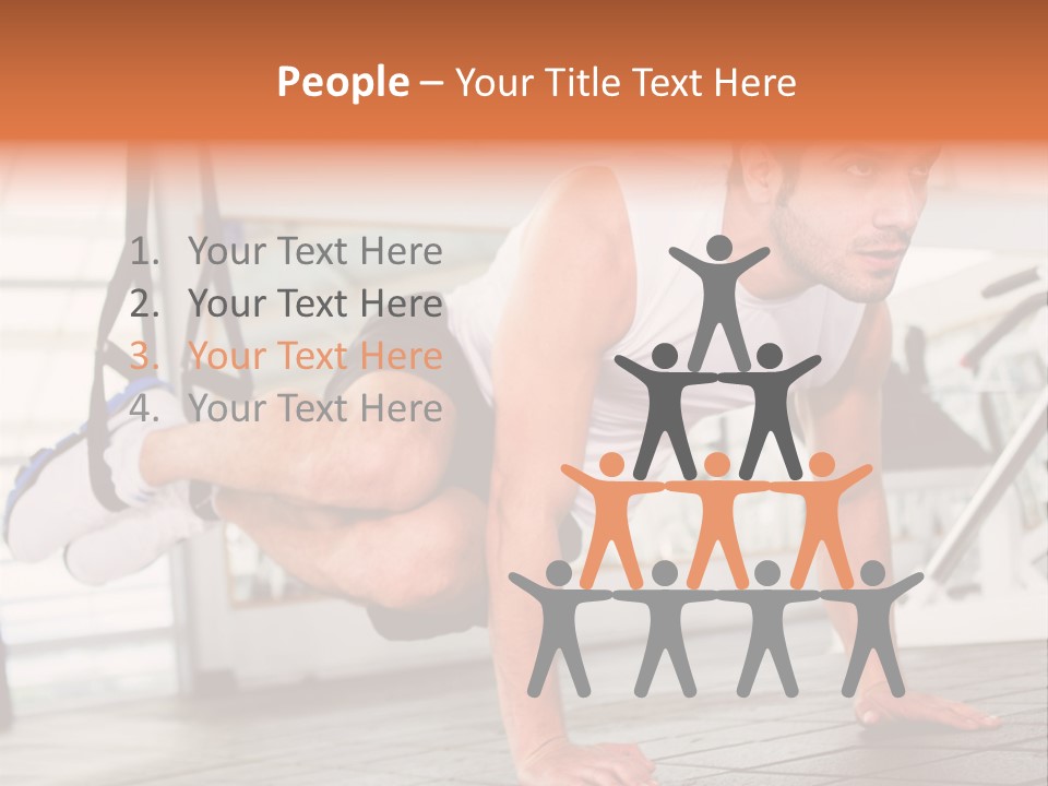 Sports Guy Strong PowerPoint Template
