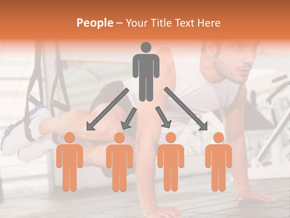 Sports Guy Strong PowerPoint Template