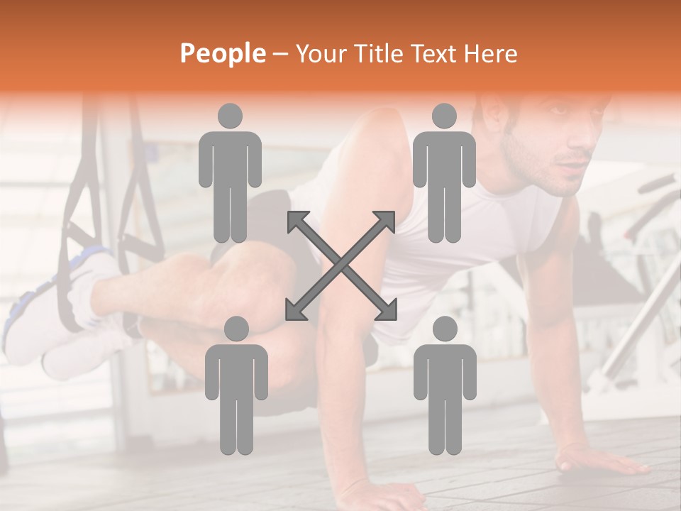 Sports Guy Strong PowerPoint Template