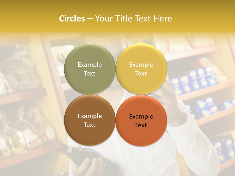 Person Hand Purchase PowerPoint Template