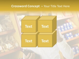 Person Hand Purchase PowerPoint Template