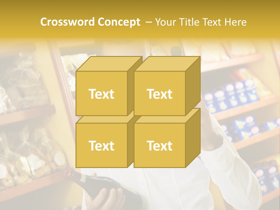 Person Hand Purchase PowerPoint Template