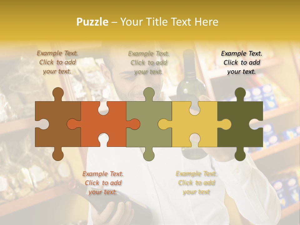 Person Hand Purchase PowerPoint Template