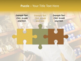 Person Hand Purchase PowerPoint Template