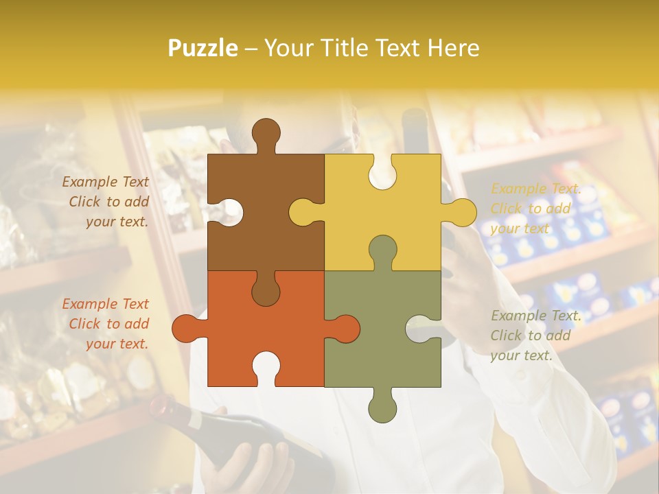 Person Hand Purchase PowerPoint Template