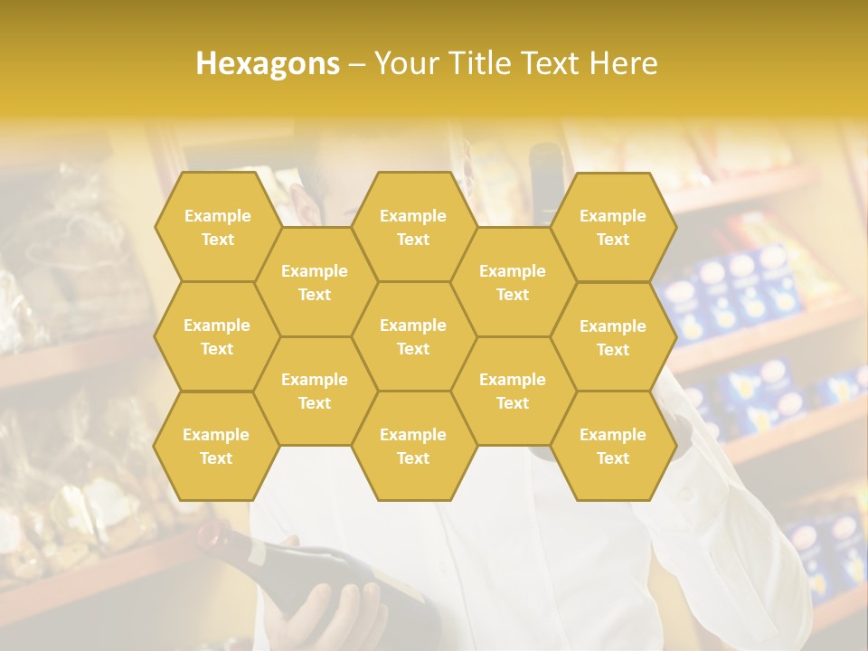 Person Hand Purchase PowerPoint Template