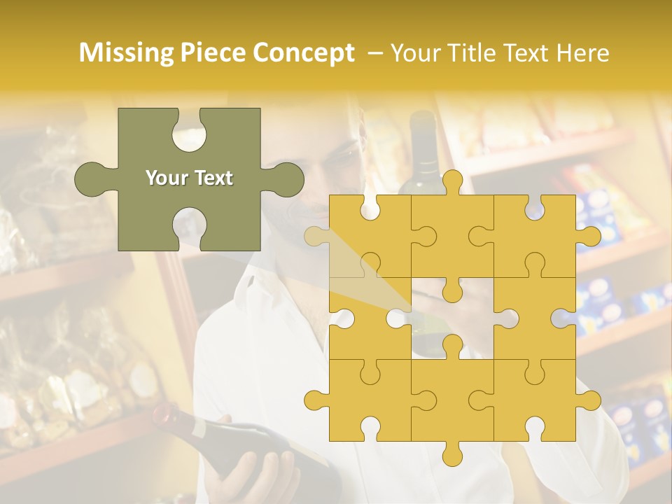 Person Hand Purchase PowerPoint Template