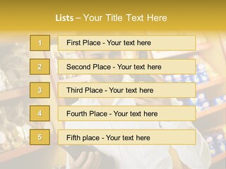 Person Hand Purchase PowerPoint Template