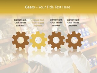 Person Hand Purchase PowerPoint Template