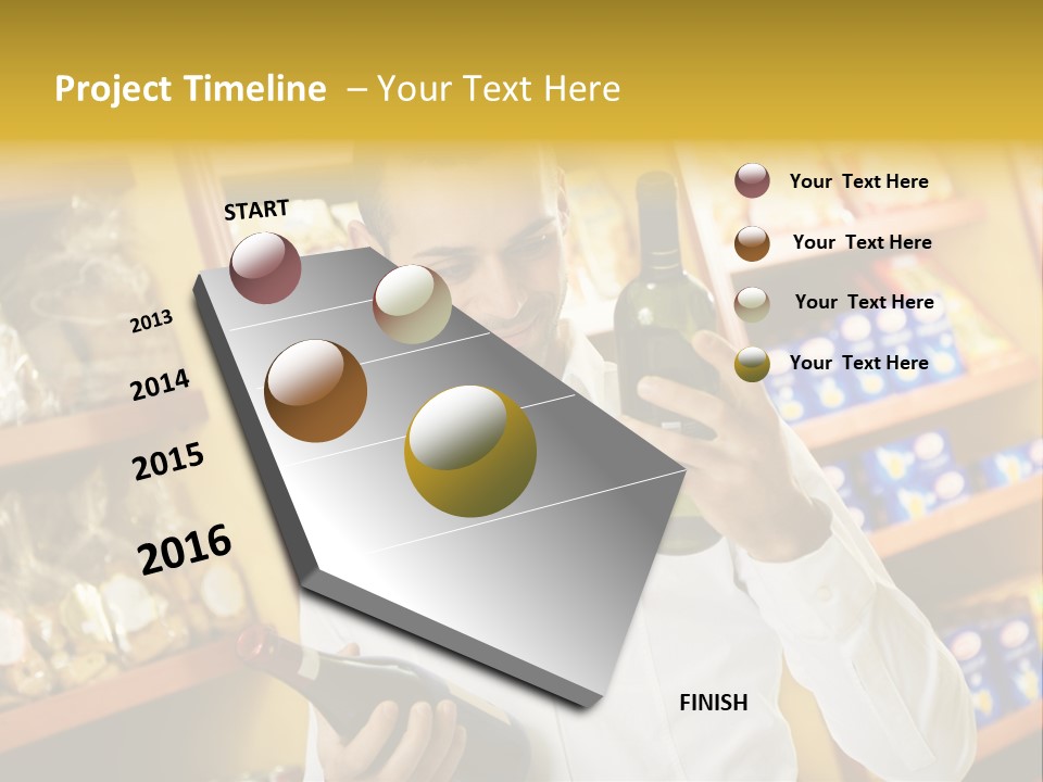 Person Hand Purchase PowerPoint Template