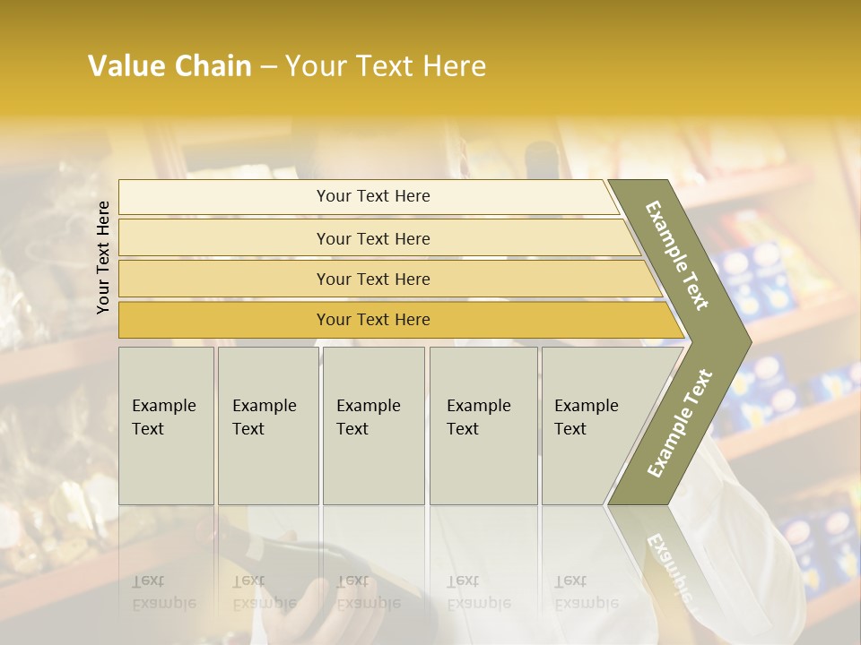 Person Hand Purchase PowerPoint Template