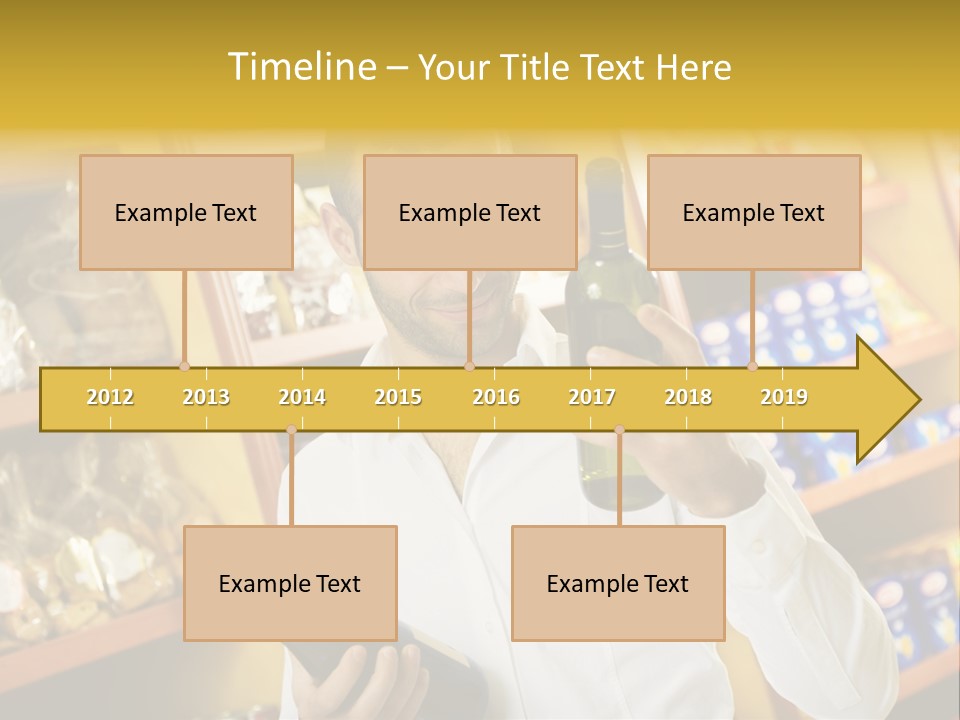 Person Hand Purchase PowerPoint Template