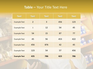 Person Hand Purchase PowerPoint Template