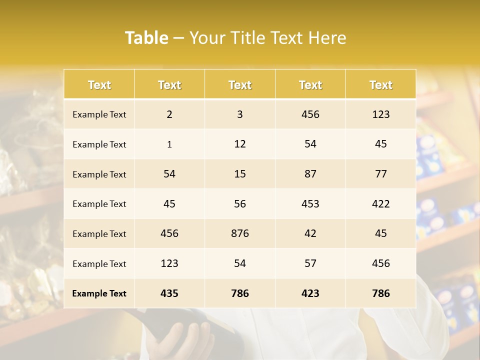 Person Hand Purchase PowerPoint Template