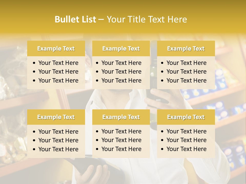 Person Hand Purchase PowerPoint Template