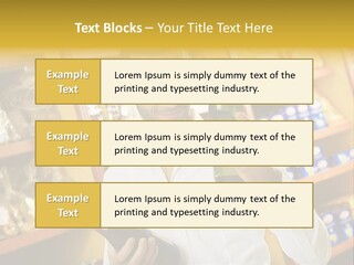 Person Hand Purchase PowerPoint Template