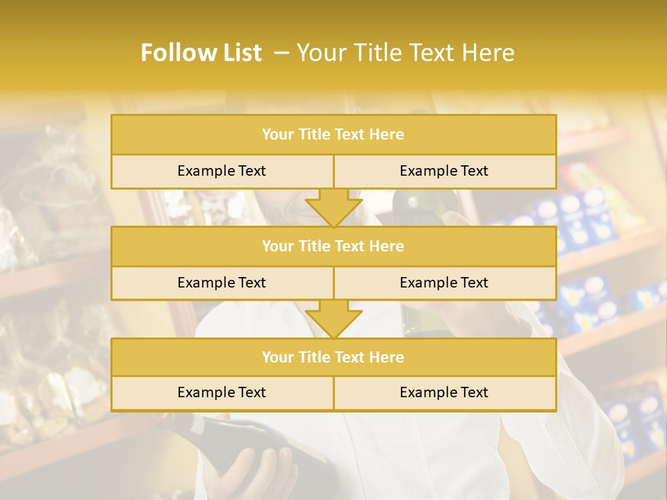 Person Hand Purchase PowerPoint Template