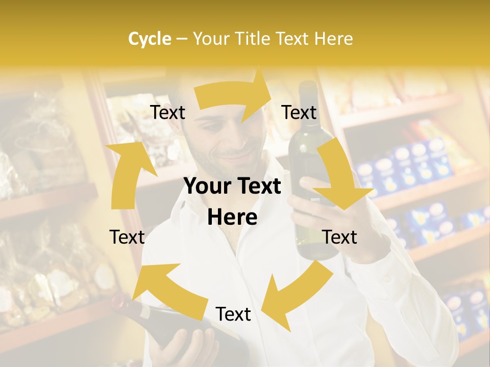 Person Hand Purchase PowerPoint Template