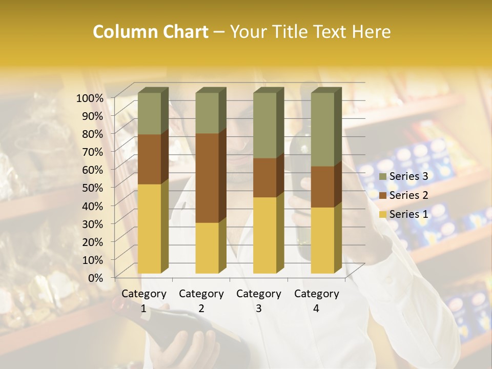 Person Hand Purchase PowerPoint Template