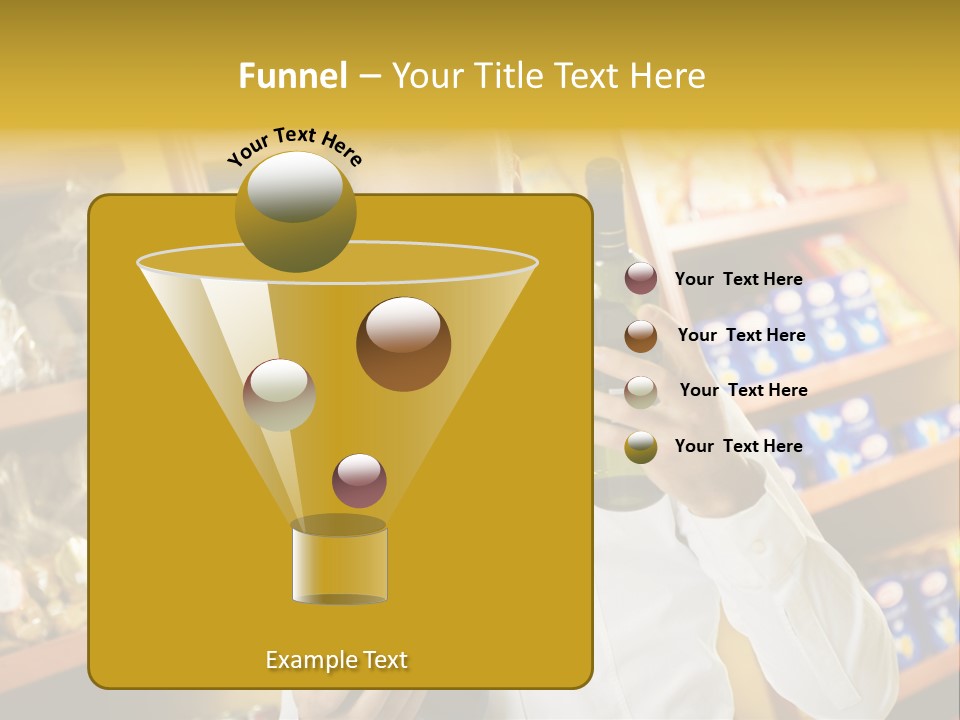 Person Hand Purchase PowerPoint Template