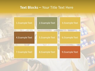 Person Hand Purchase PowerPoint Template