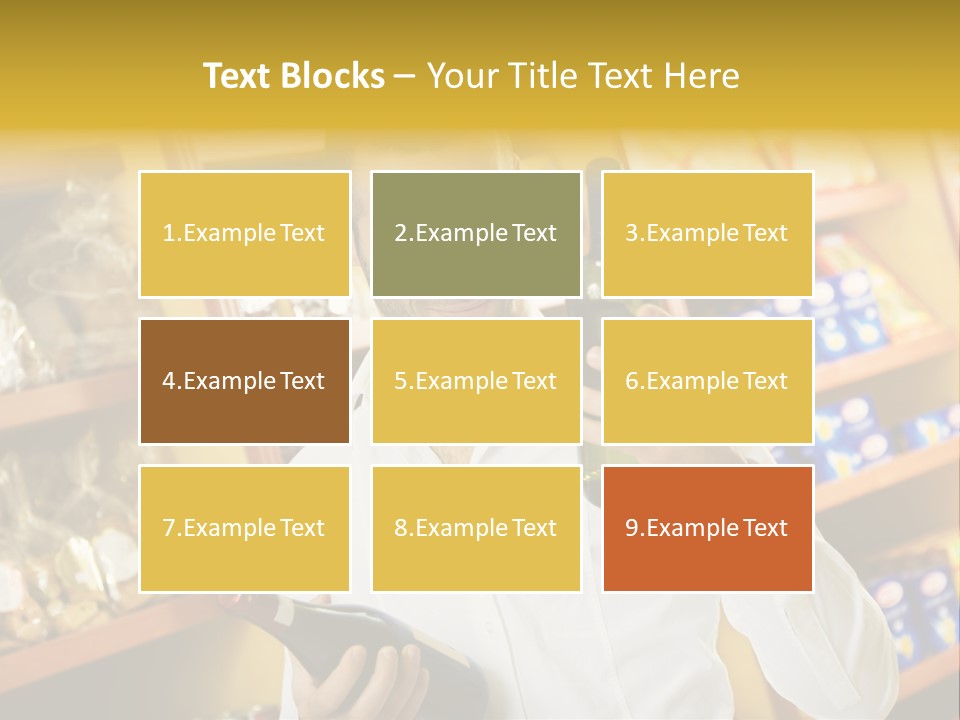 Person Hand Purchase PowerPoint Template