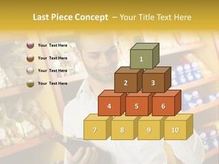 Person Hand Purchase PowerPoint Template