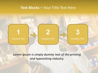 Person Hand Purchase PowerPoint Template