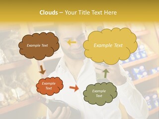 Person Hand Purchase PowerPoint Template