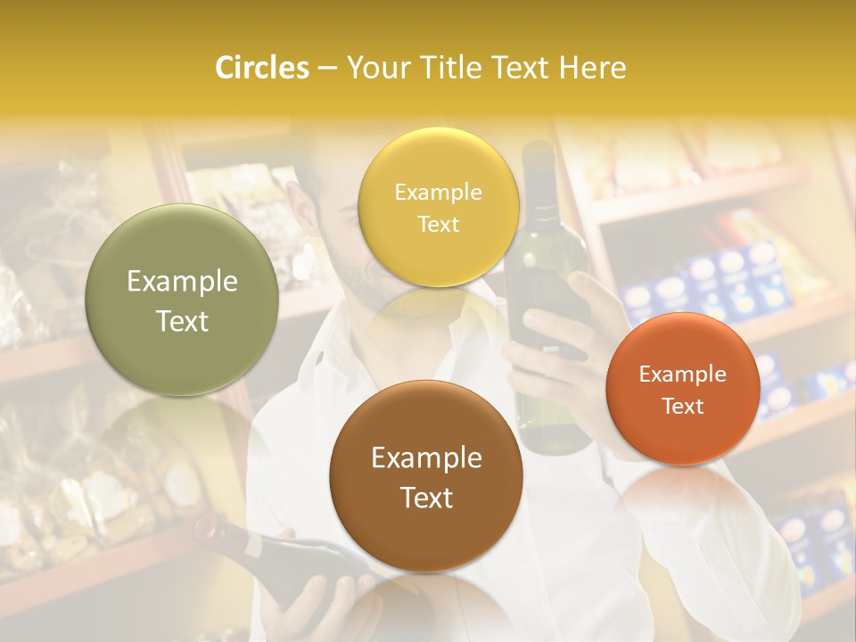 Person Hand Purchase PowerPoint Template