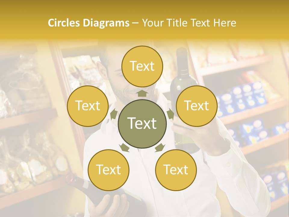 Person Hand Purchase PowerPoint Template