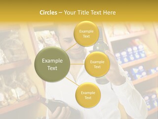 Person Hand Purchase PowerPoint Template