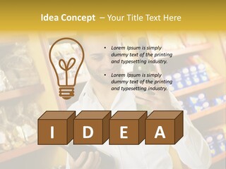 Person Hand Purchase PowerPoint Template