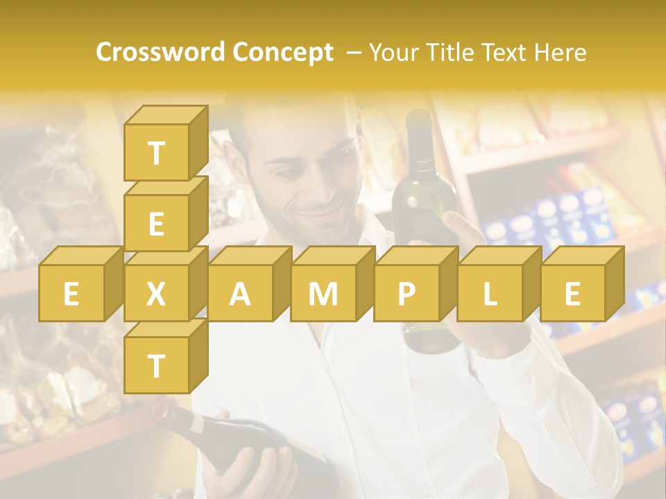 Person Hand Purchase PowerPoint Template