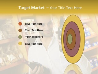 Person Hand Purchase PowerPoint Template