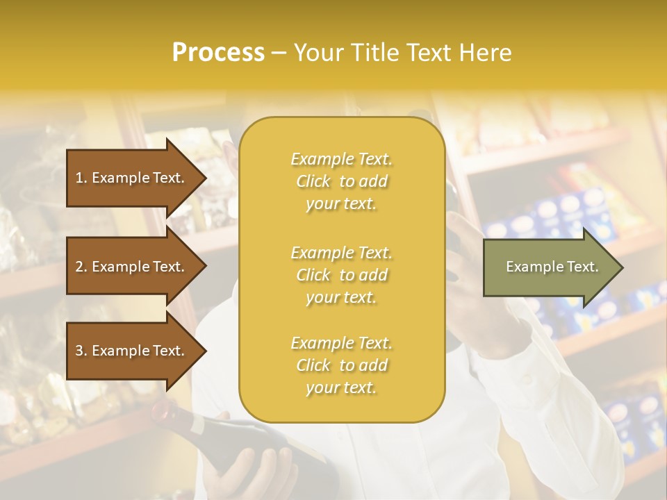 Person Hand Purchase PowerPoint Template