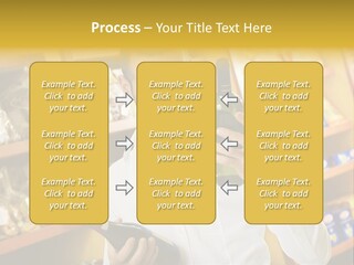 Person Hand Purchase PowerPoint Template