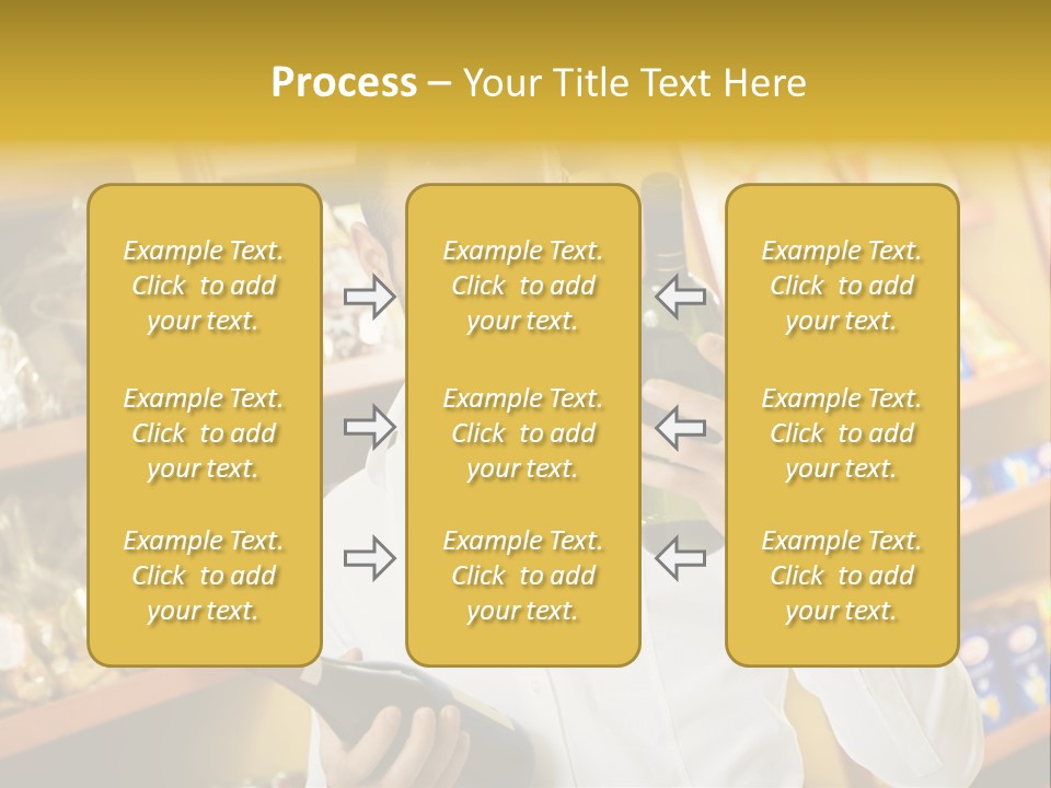 Person Hand Purchase PowerPoint Template