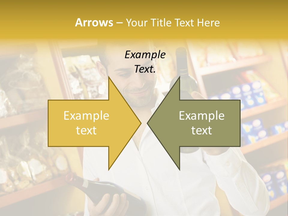 Person Hand Purchase PowerPoint Template