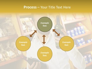 Person Hand Purchase PowerPoint Template