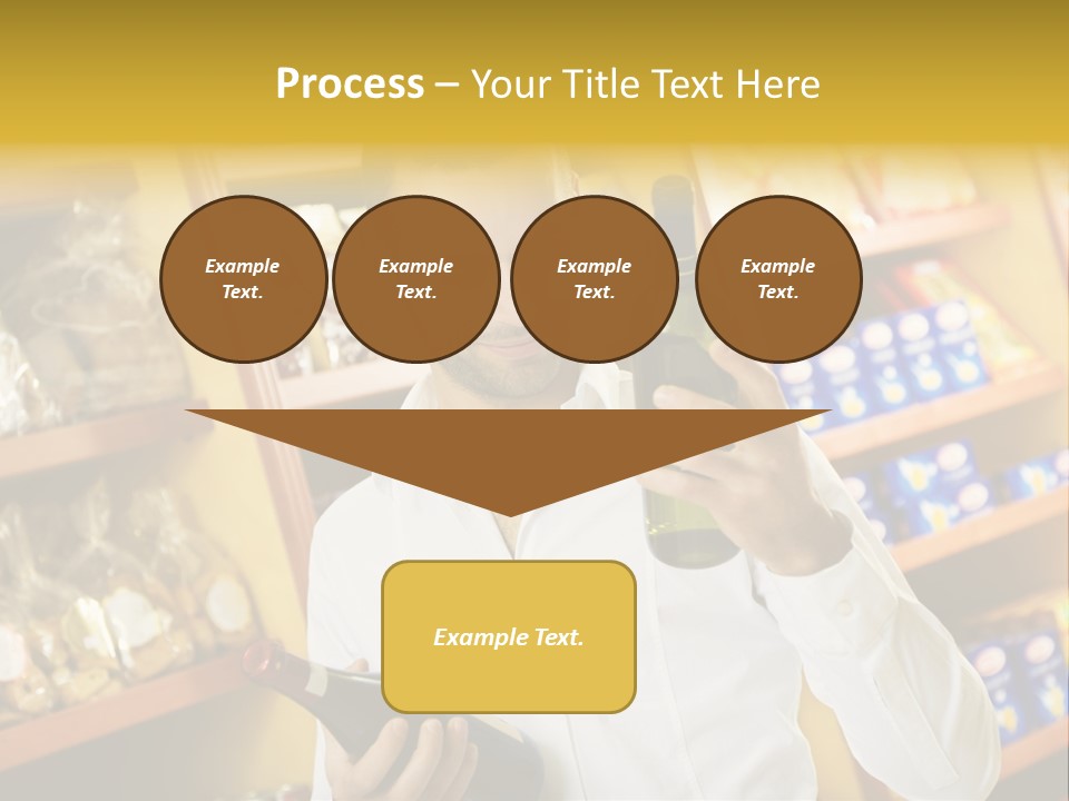 Person Hand Purchase PowerPoint Template