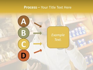 Person Hand Purchase PowerPoint Template