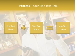 Person Hand Purchase PowerPoint Template