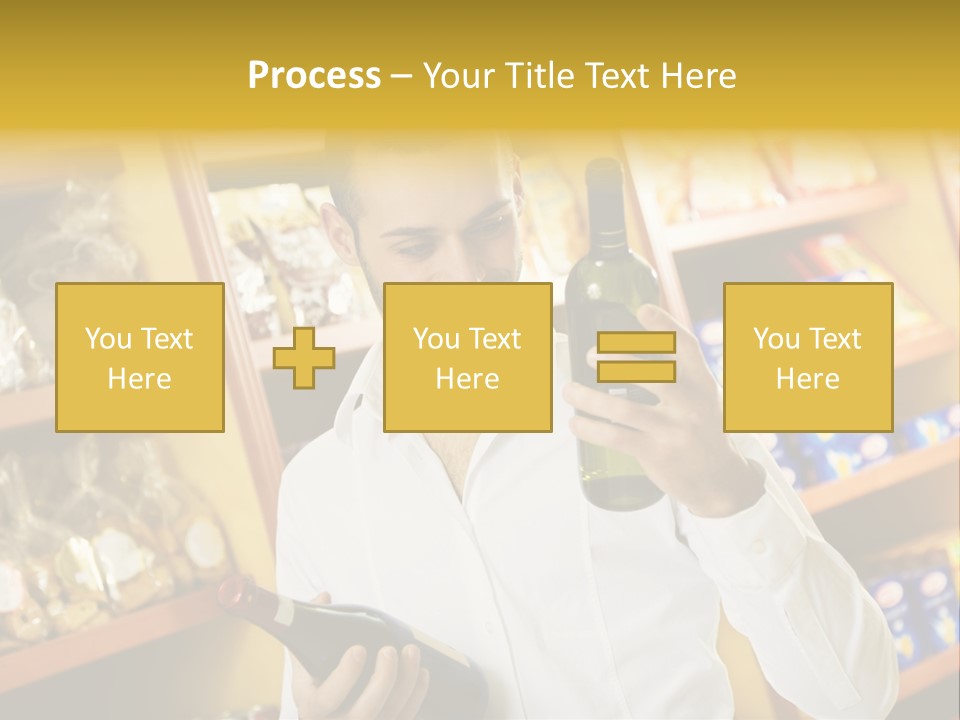 Person Hand Purchase PowerPoint Template