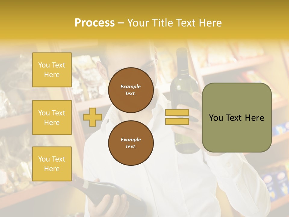 Person Hand Purchase PowerPoint Template